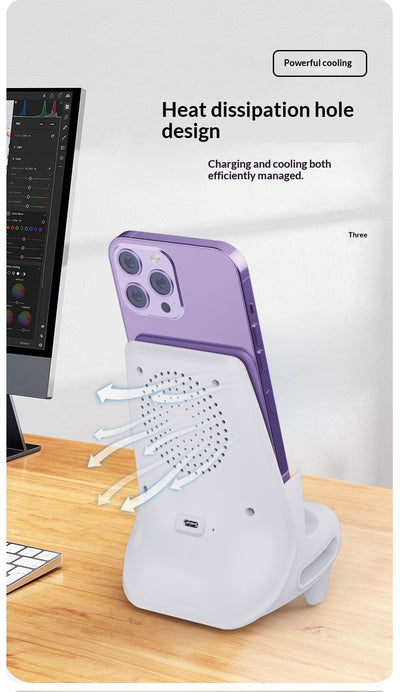 Soporte Ajustable para Celular y Tablet con Audio Mejorado y Carga Rápida - Image 9