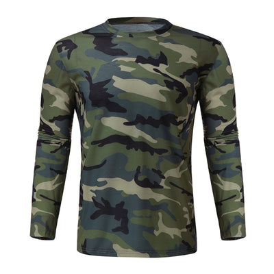 Camiseta Táctica de Cuello Parado en Algodón para Otoño - Image 7