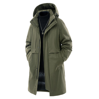 Abrigo Hombre Suelto Impermeable Moderno y Cálido - Image 7