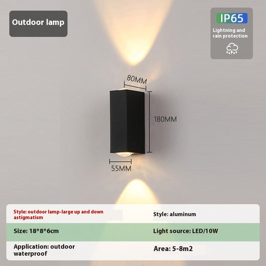 Lámpara LED Impermeable para Exterior - Diseño Moderno para Pasillos y Salas - Image 8