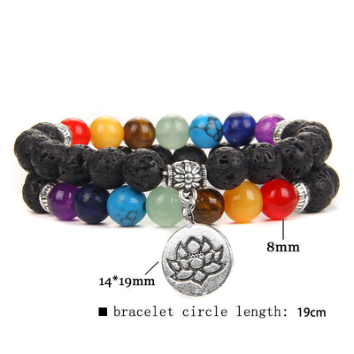 Pulsera de Chakras con Piedras Energéticas para Yoga y Meditación - Image 18