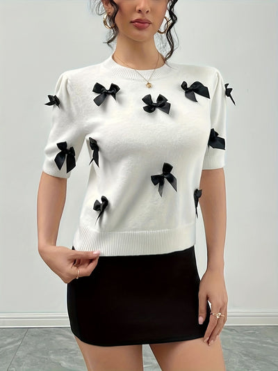 Suéter de Punto Cuello Redondo para Mujer - Image 11