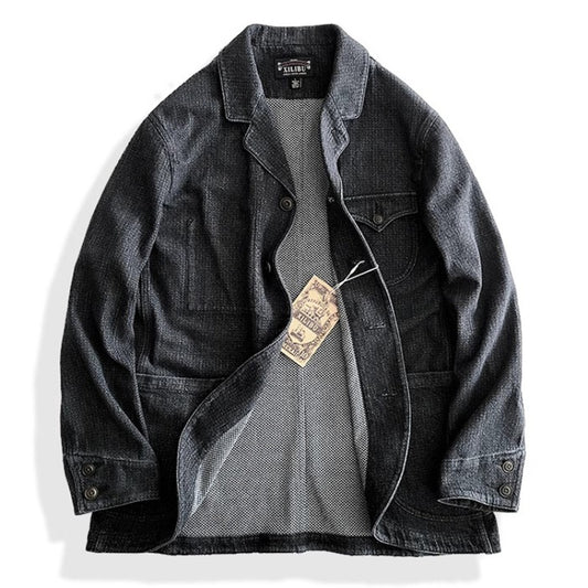 Chaqueta Estilo Workwear Retro Americano - Image 2