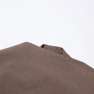 Blazer Ejecutivo con Capa y Cuello Alto para Mujer - Image 26