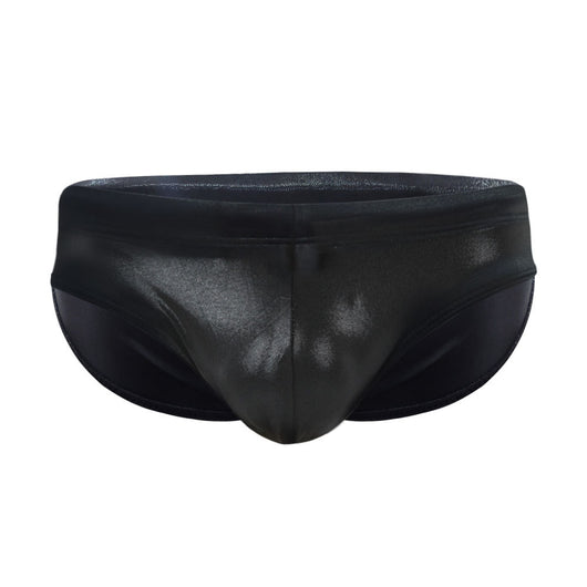 Bóxer de Baño Ajustado con Lentejuelas y Cuero Sintético - Image 20