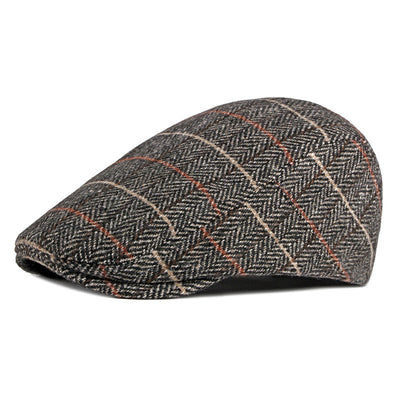 Gorra Cuadros Retro Británica para Hombre - Estilo Duck Vintage - Image 9