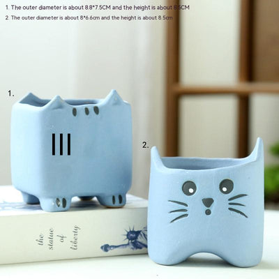 Maceta Decorativa Gato Adorable para Suculentas - Image 5