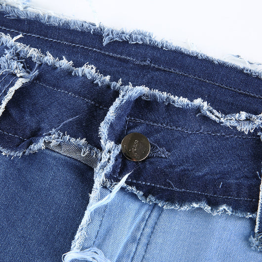 Jeans Slim Ajustados de Talle Alto con Contraste Moderno - Image 18