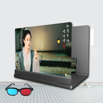 Amplificador de Pantalla con Protección Ocular y Soporte Lazy Bracket
