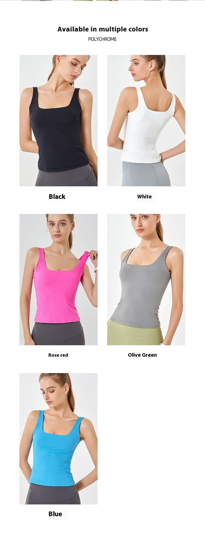 Chaleco Deportivo Sin Mangas Cuello U - Doble Capa Suave como Nube - Image 15