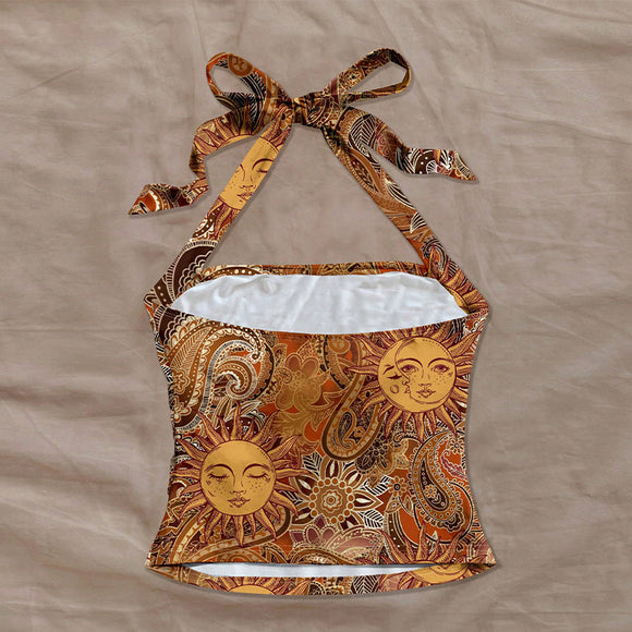 Top Halter Ajustado para Mujer - Diseño Elegante y Versátil