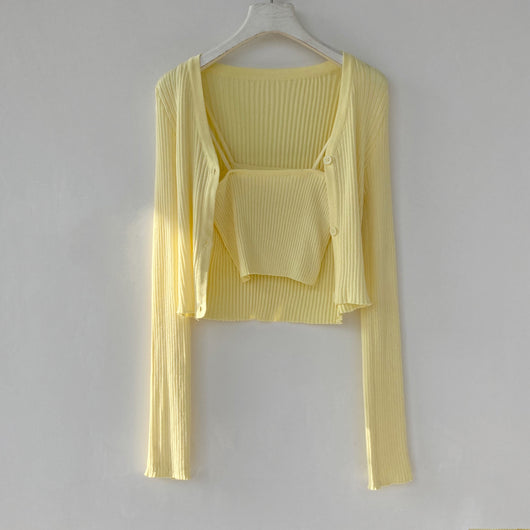 Cardigan Holgado Estilo Universitario para Mujer - Image 22