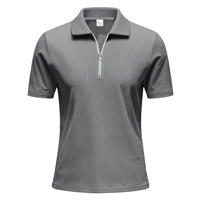 Polo Corduroy Holgado con Medio Cierre para Hombre - Image 8