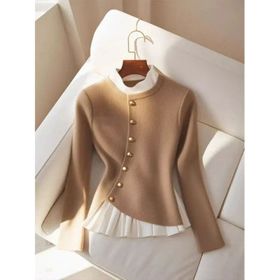 Suéter con Falda Plisada y Dobladillo Cosido - Diseño Moderno y Versátil - Image 6