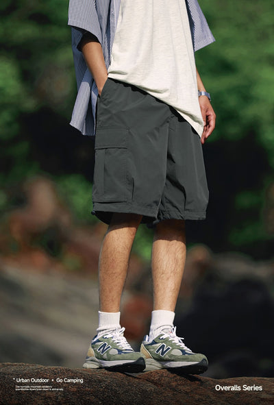 Pantalones Cortos de Trabajo 3D con Bolsillos - Diseño Holgado y Versátil - Image 10
