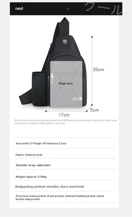 Bolsa Mensajera Ejecutiva de Gran Capacidad - Mochila Pecho Profesional - Image 11