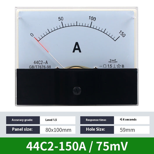 Amperímetro DC Analógico 44C2 - Medidor de Corriente de Precisión - Image 29
