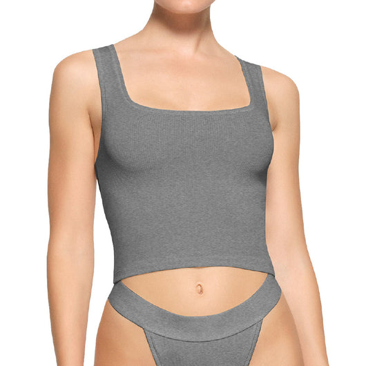 Camiseta Deportiva Acanalada con Tirantes Elásticos - Image 36