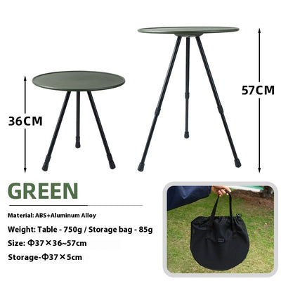 Mesa Plegable Redonda Portátil para Camping y Picnic - Image 6