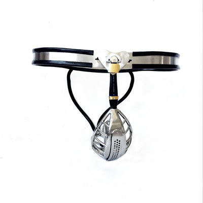 Cinturón de Castidad Rojo para Hombre - Diseño Elegante de una Pieza - Image 3