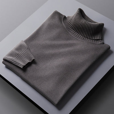 Suéter de Cuello Alto Hombre con Solapas - Diseño Moderno y Cálido - Image 7