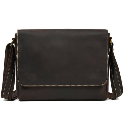 Bolso Tote de Cuero Crazy Horse Gran Capacidad - Image 37