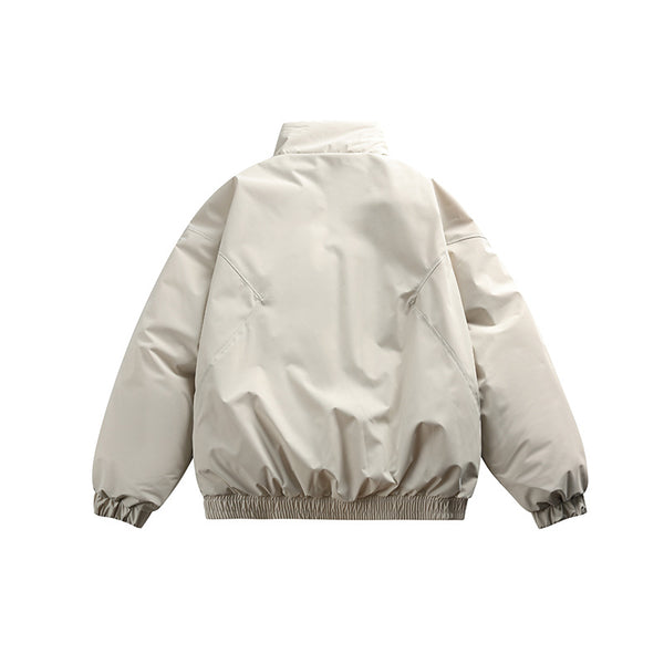 Chaqueta de Plumón de Pato Blanco para Hombre - Corte Holgado