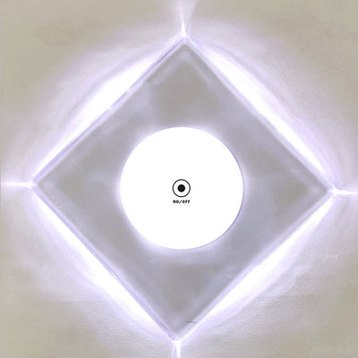 Posavasos LED Luminoso de Cristal Acrílico con Base Brillante para Cócteles - Image 11