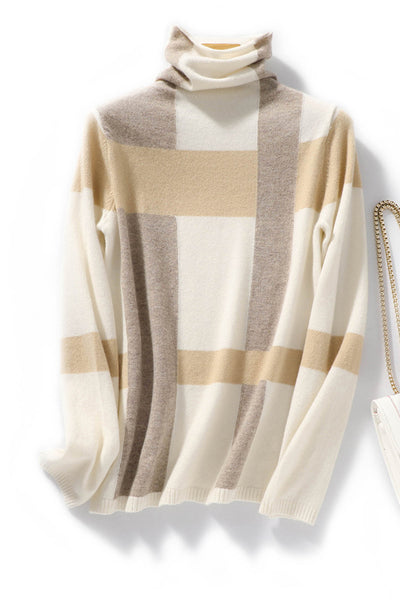 Suéter de Lana Pura con Cuello Tipo Pile - Prenda Base Versátil - Image 11