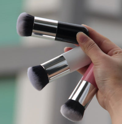 Brocha de Maquillaje Difuminadora Chubby - Base y Polvo Profesional - Image 10
