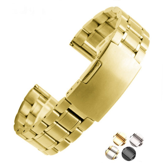 Correa de Reloj 22mm Cinco Eslabones Acero Inoxidable Sólido - Image 15