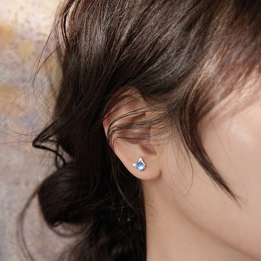 Aretes Gota Azul Acua Pequeños - Image 5