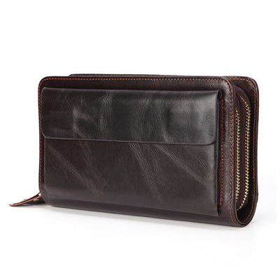 Billetera de Cuero Genuino para Hombre - Primera Capa - Image 14