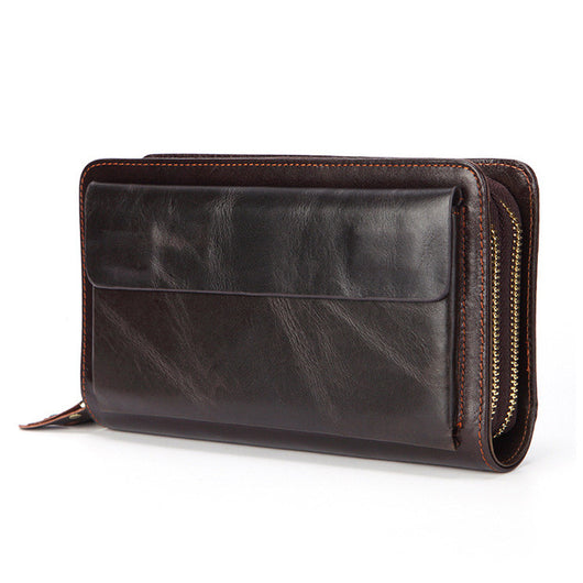 Billetera de Cuero Genuino para Hombre - Primera Capa - Image 14