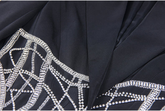 Blazer Ejecutivo para Mujer con Detalles de Diamantes y Efecto Reductor - Image 18