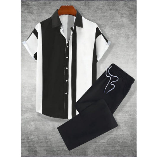 Conjunto Casual de Camisa y Pantalón para Hombre - Estilo Moderno - Image 16