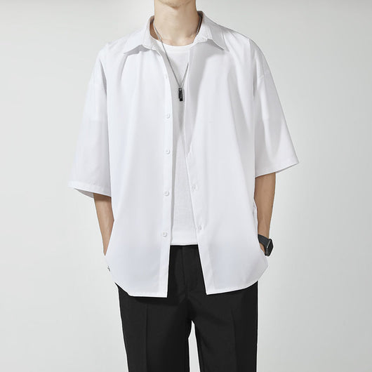Camisa Hombre Fresca Sin Arrugas Primavera Verano - Image 6