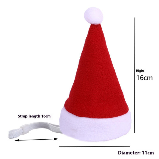 Gorro Navideño Multicolor a Rayas para Mascotas - Image 2
