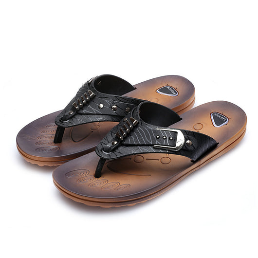 Sandalias Planas para Hombre - Chanclas de Playa Cómodas - Image 7