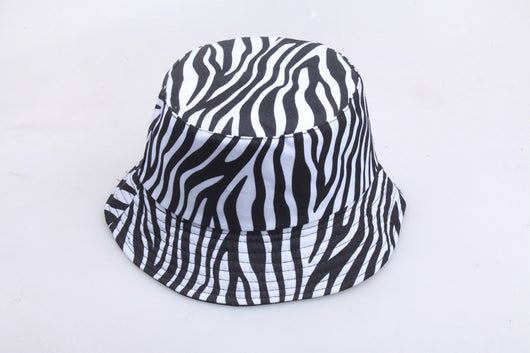 Gorra Pescador Cebra Estilo Coreano Trendy para Mujer - Image 8