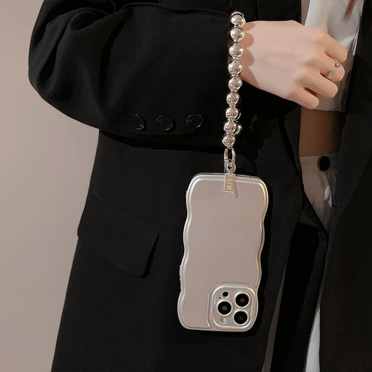 Funda Protectora para Teléfono con Soporte Metálico Plateado - Image 4
