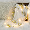 Gold Ball Bow Wire 2 M 20 Lamp Battery Warm White