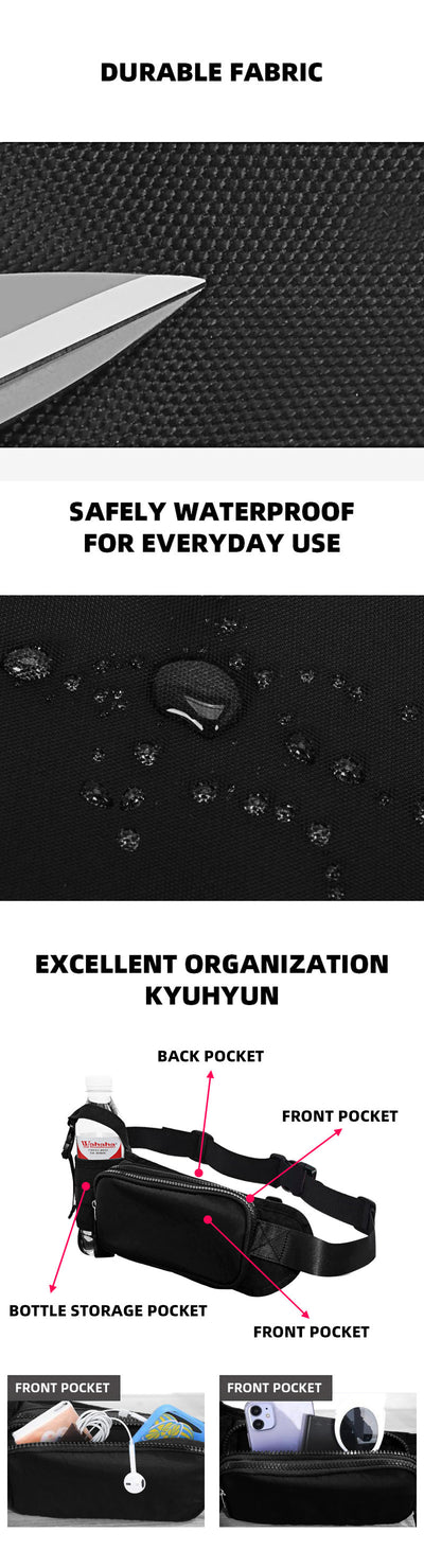 Riñonera Deportiva Impermeable de Gran Capacidad - Image 11