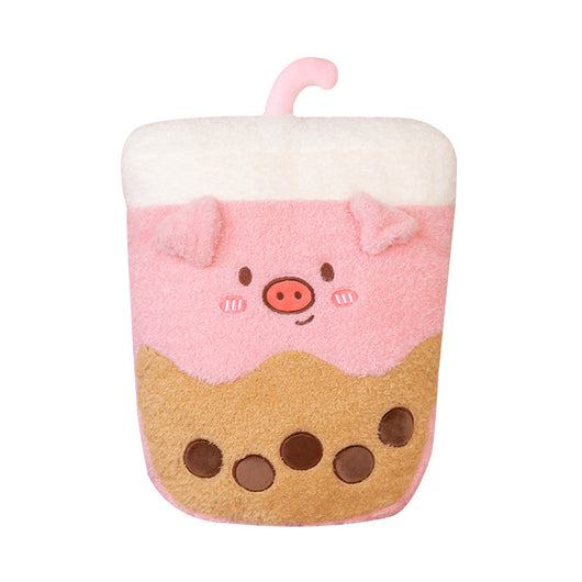 Calentador de Manos Peluche Osito Husky con Té de Leche - Image 2