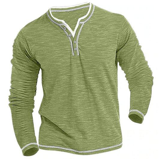 Playera Henley Stretch Suave y Cómoda - Image 16