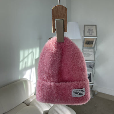 Gorro Tejido Estilo Letra Mink para Mujer - Image 14