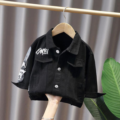 Chaqueta Denim Infantil Street Style Desgastado - Image 8