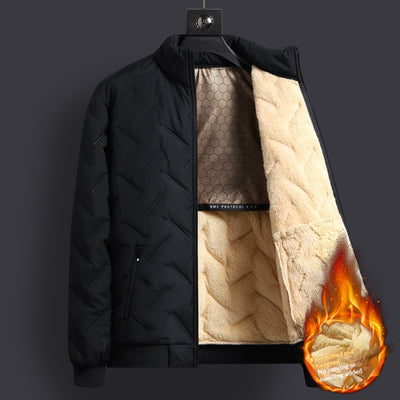 Abrigo de Algodón Acolchado con Forro Polar para Hombre - Image 3