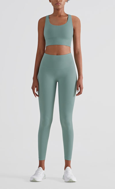Leggins Cintura Alta Sin Costuras Efecto Durazno Antideslizantes - Image 8