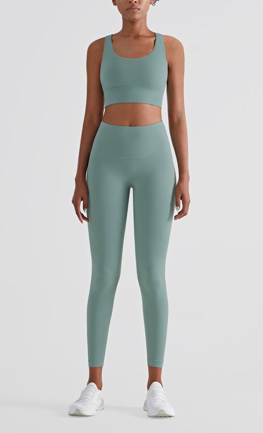 Leggins Cintura Alta Sin Costuras Efecto Durazno Antideslizantes - Image 8